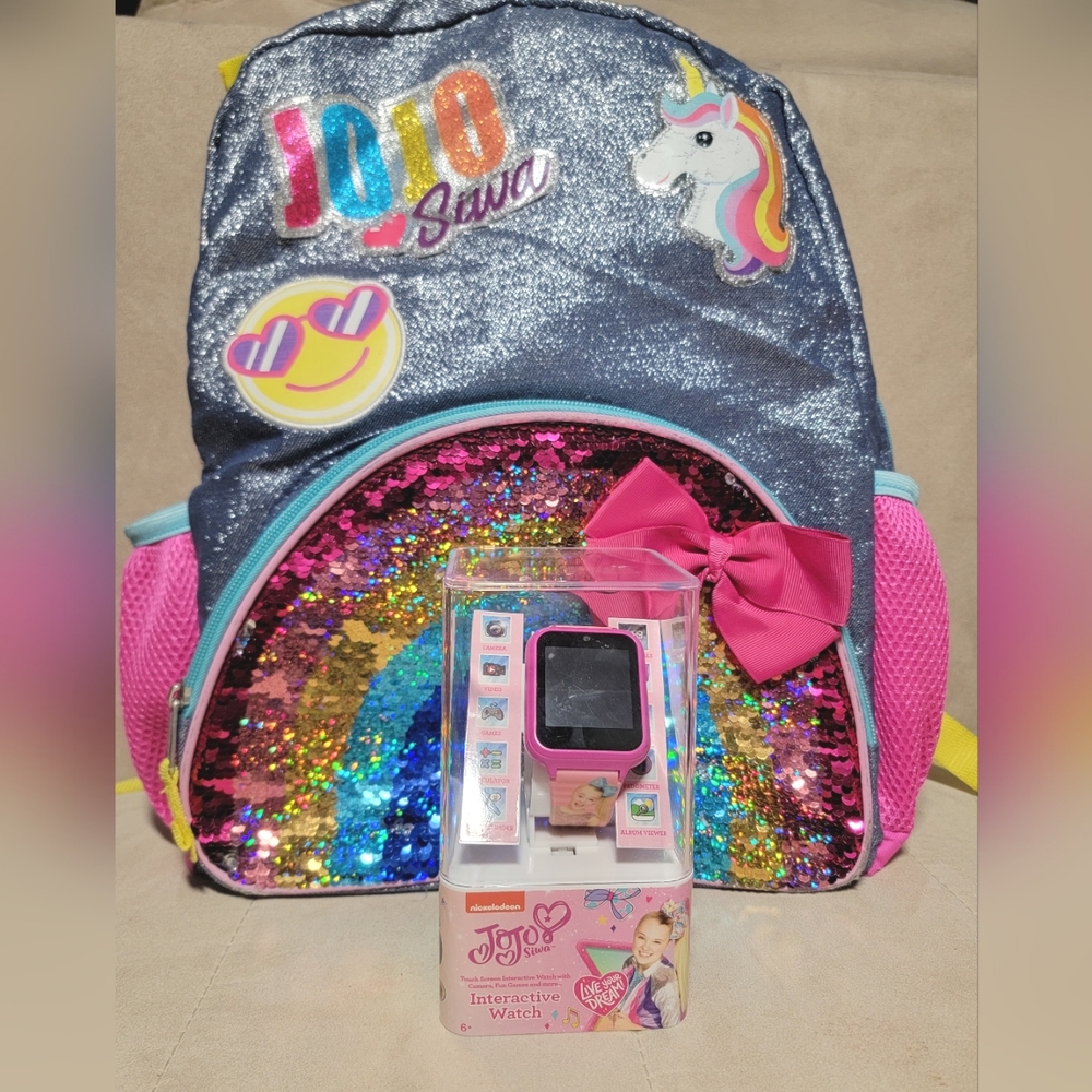 JoJo Siwa Backpack and Smart Watch